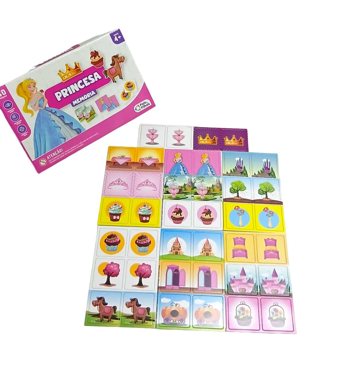 JOGO MEMORIA PRINCESAS
